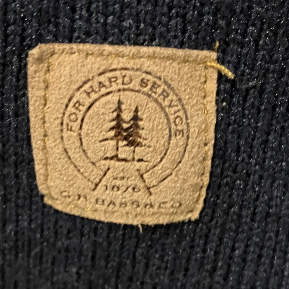 G.H. Bass & Co. Men's Navy Zip-Up Sweater - Picture 3 of 6